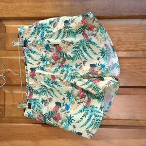 The North Face Cream Jungle Print Athletic Shorts